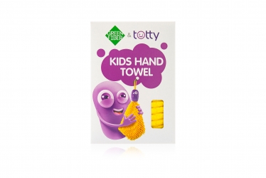 Детское полотенце для рук Green Fiber & Totty, желтое